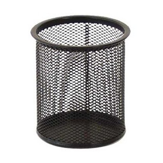 ČAŠA ZA OLOVKE ŽIČANA CRNA FORNAX