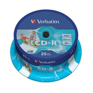 CD-R VERBATIM 700MB 52X-80 MIN