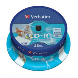 CD-R VERBATIM 700MB 52X-80 MIN