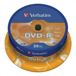 DVD-R VERBATIM 4,7 GB-16X-120MIN