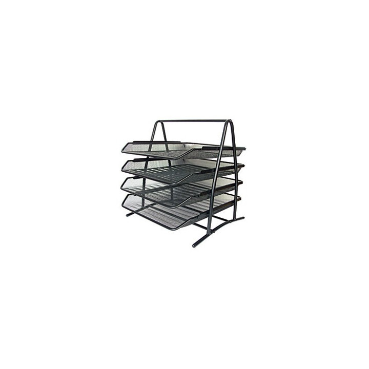 STALAK ZA SPISE ŽIČANI VODORAVNI 5/1 CRNI