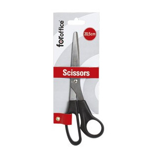 ŠKARE uredske 20,5cm FORoffice crne blister