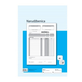 NARUDŽBENICA A-14/NCR- format: A4- broj listova 100