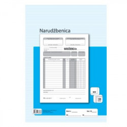 NARUDŽBENICA A-14/NCR- format: A4- broj listova 100