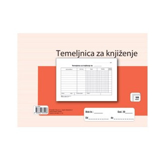 TEMELJNICA A-5 OZNAKA-A-3- FORMAT A5 100 LISTI