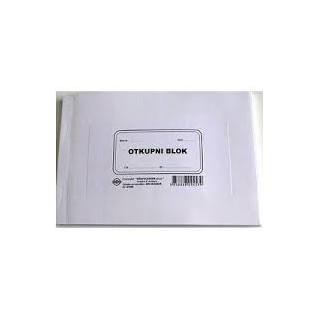 OTKUPNI BLOK FORMAT A6 100 KOPIRNIH LISTI