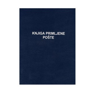 KNJIGA PRIMLJENE POŠTE B-140a- dimenzija: 21,5x29 cm- broj listova: 104