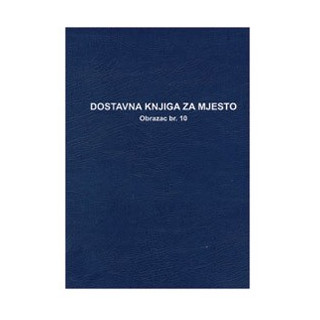 DOSTAVNA KNJIGA ZA MJESTO -B-142a- format: A4- broj listova: 108