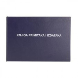 KNJIGA primitaka i izdataka-I-283- dimenzija: 24,6x34,4 cm- broj listova: 100