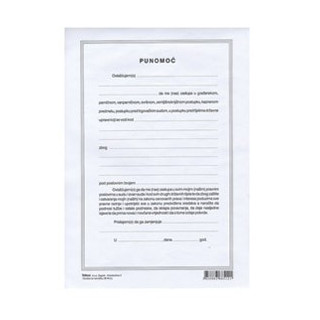 PUNOMOĆ OBRAZAC-B-14