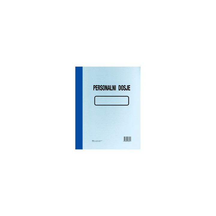 PERSONALNI DOSJE B-189- dimenzija: 23,7x32,8 cm