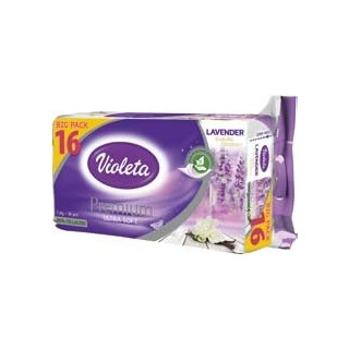 TOALET PAPIR  1/10 VIOLETA- TROSLOJNI
