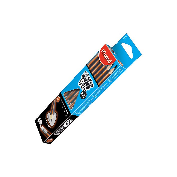 OLOVKA GRAF.MAPED HB BLACK PEPS