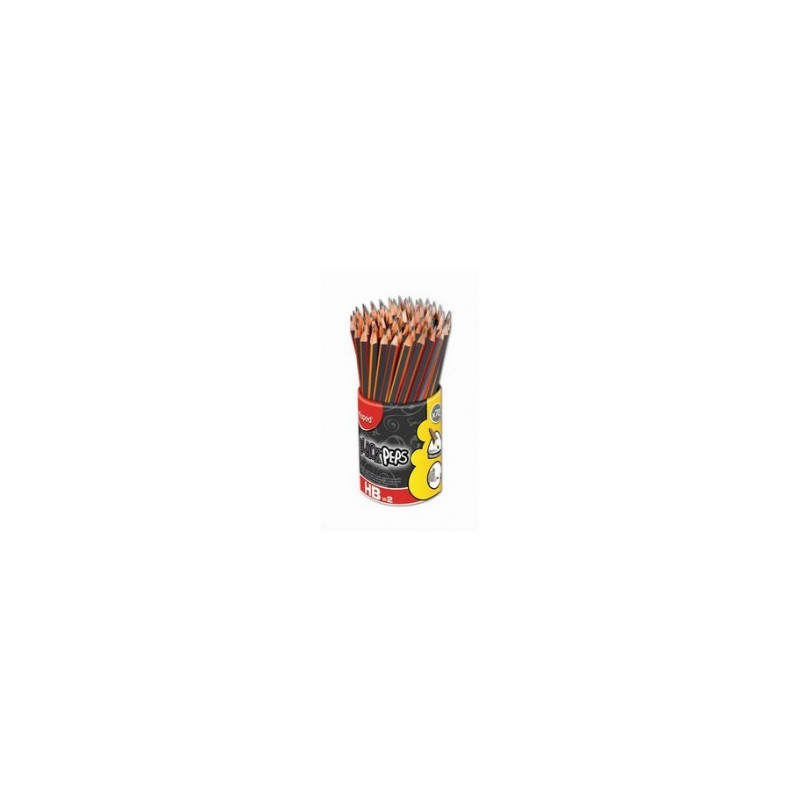 OLOVKA GRAF.MAPED HB S GUM.BLACK PEPS
