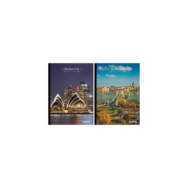 TEKA A4 TVRDE KORICE 100 LISTI CRTE -STREET