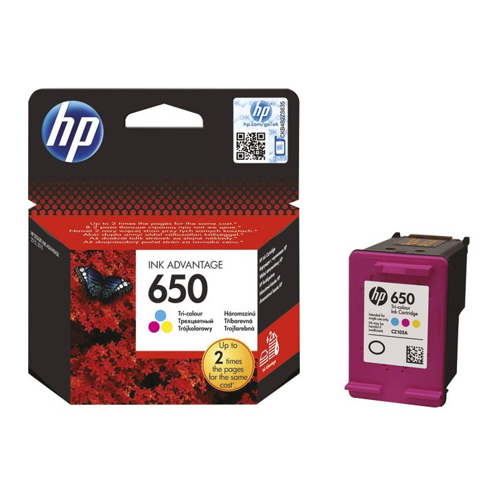 Ink Jet HP 650 -KOLOR ZA-1515/1516/1518/2515/2516/2520hc/2540/2542/2544/2545/2546/2645/2646/3515/3545e-/3546e-/3548e-/4515e