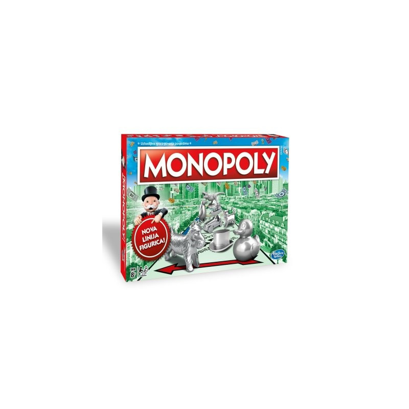 DRUŠTVENA IGRA HASBRO MONOPOLY KLASIK C1009266-ORIGINAL