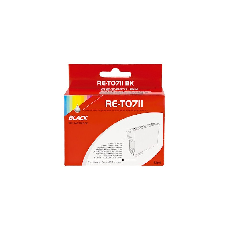 Tinta zamjenska za EPSON T0711, crna