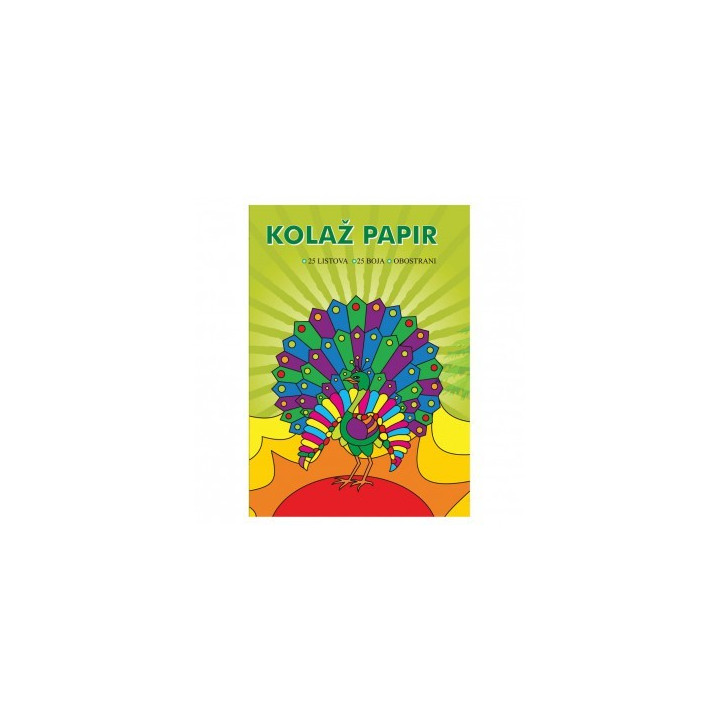 Papir kolaž A4 25/1 obostrani sjaj+sjaj