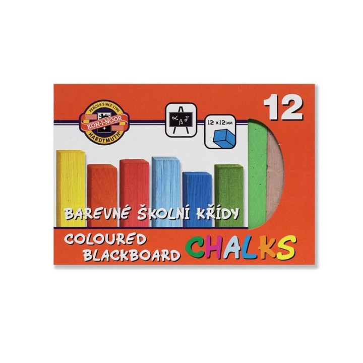 Školske kreda u boji Koh i Noor -(Češka )  - set 12 kom