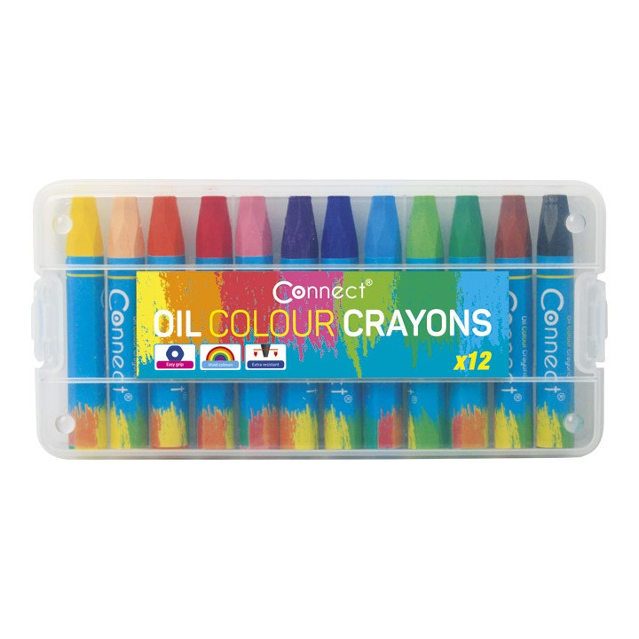 Boje uljne 12boja pp kutija Connect
