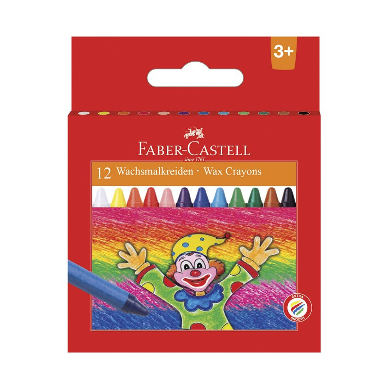 Boje voštane 12boja Faber Castell