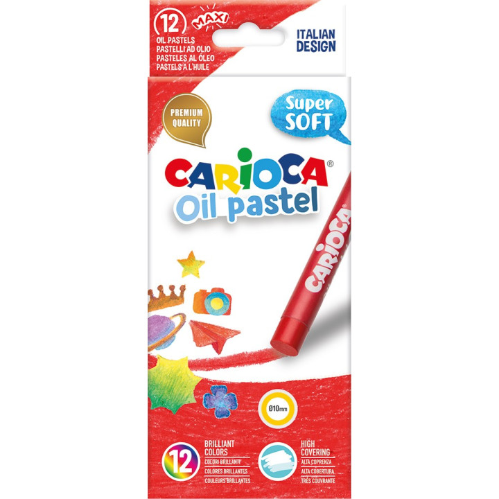 Pastele uljne CARIOCA 1/12 jumbo supersoft