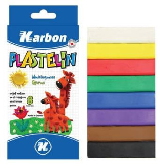 Plastelin KARBON 10 boja