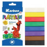 Plastelin KARBON 8 boja