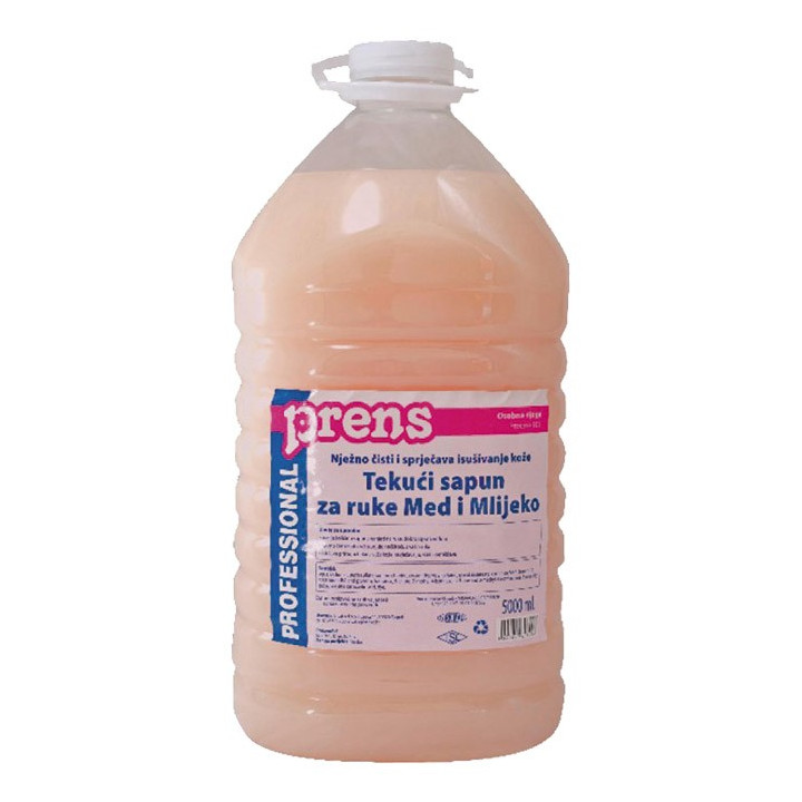 Sredstvo - sapun tekući 5L Med i Mlijeko