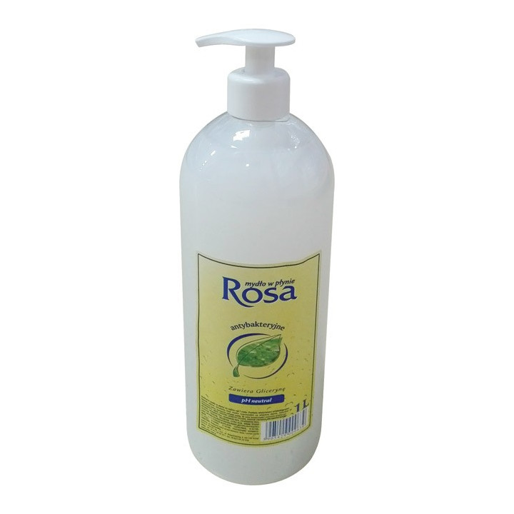 Sredstvo - sapun tekući 1L s pumpicom antibacterial Rosa