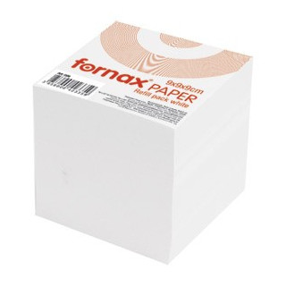 PAPIR ZA UREDSKU KOCKU 9*9*9cm BIJELI FORNAX