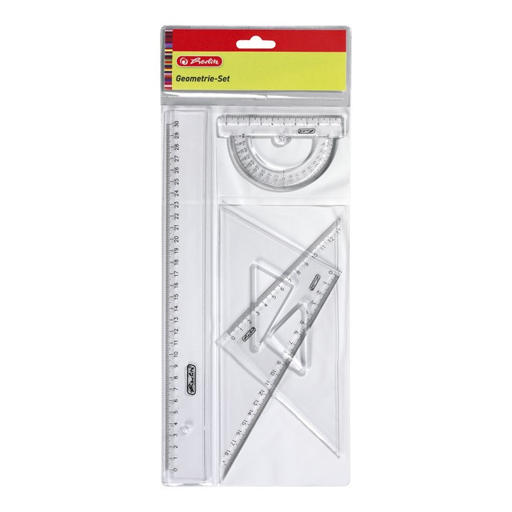 Geometrijski set 1/4 Herlitz 8700403 blister