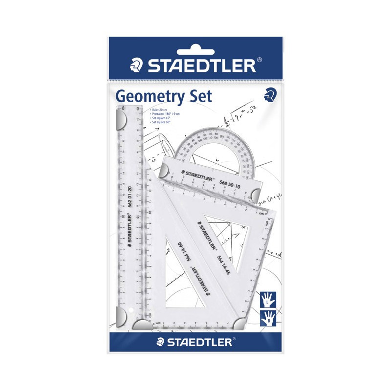 Geometrijski set 1/4 Staedtler 569 PB4-0 blister