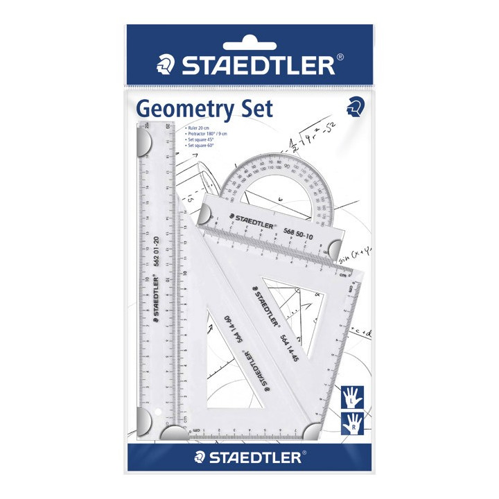 Geometrijski set 1/4 Staedtler 569 PB4-0 blister