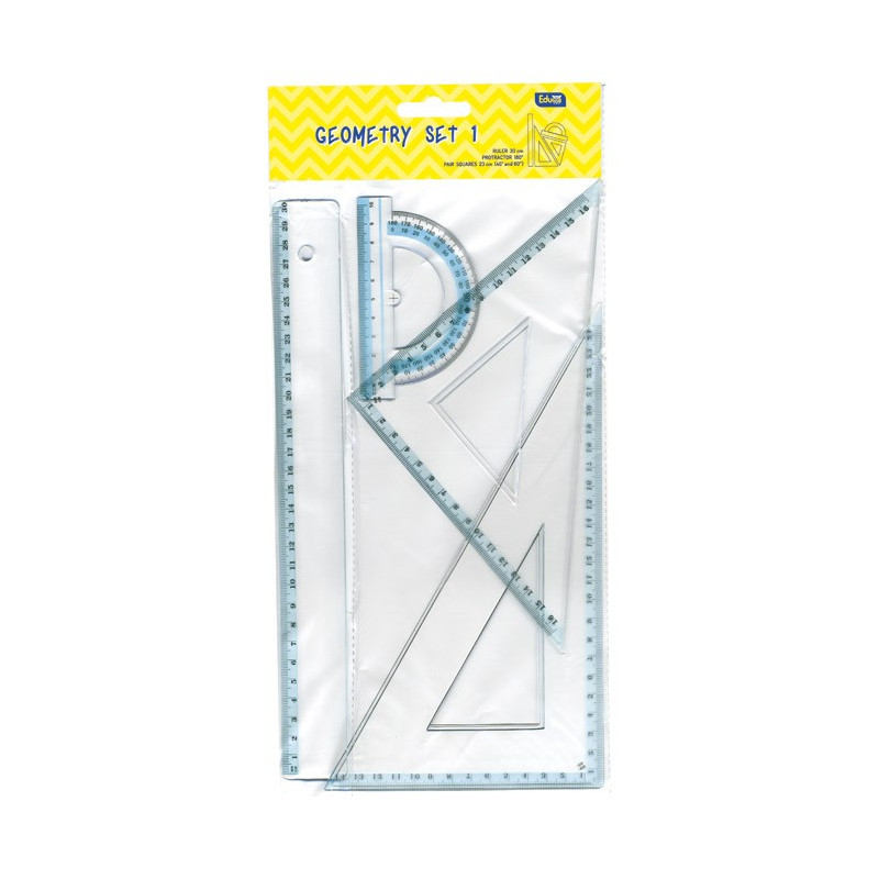 Geometrijski set GT2 srednji Educa blister