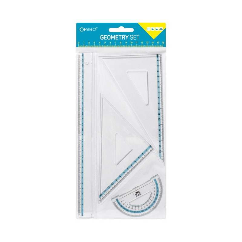 Geometrijski set srednji Connect blister Geometrijski set srednji Connect blister
