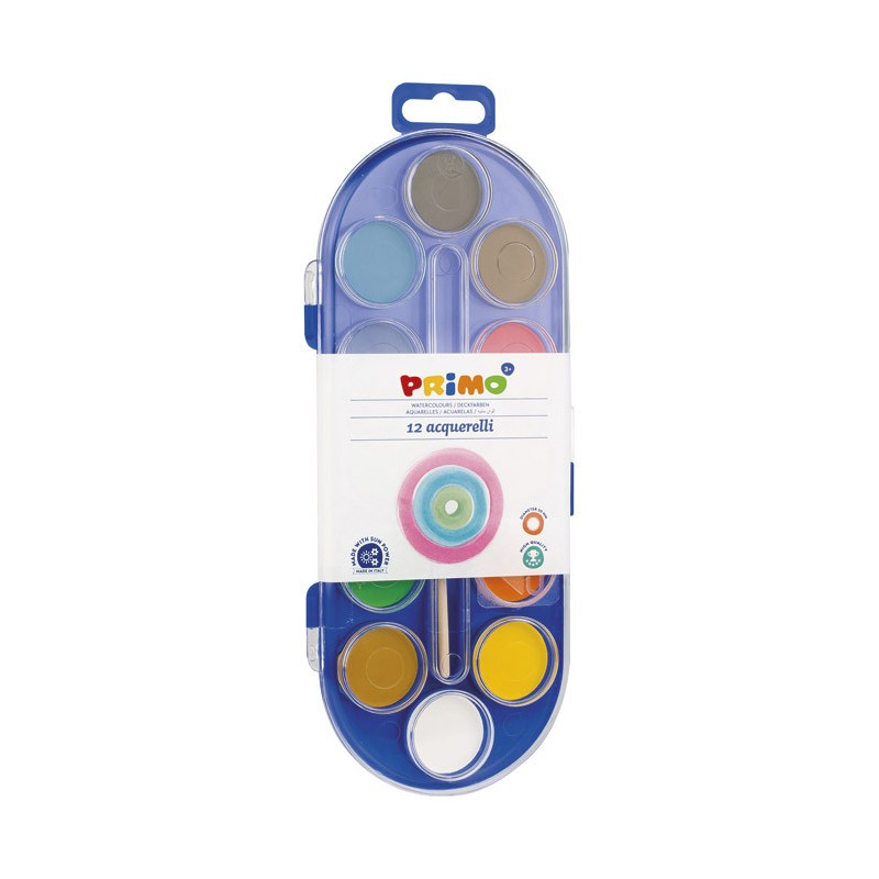 Boja vodena fi 30mm 12boja+kist CMP.112A12SG blister
