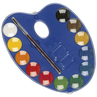 Boja vodena fi 25mm 12boja+kist na paleti CMP.101A12TO