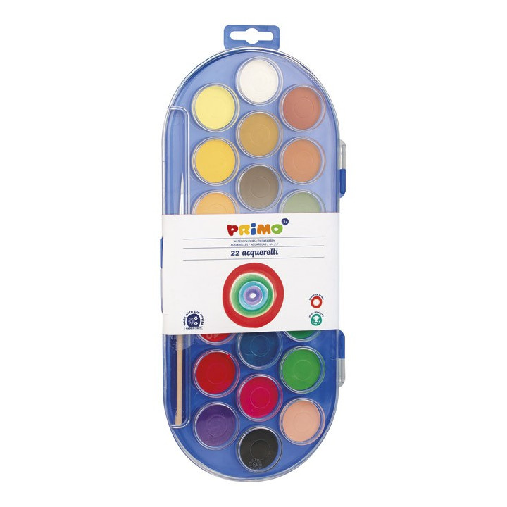 Boja vodena fi 30mm 22boje+kist CMP.114A22SG blister