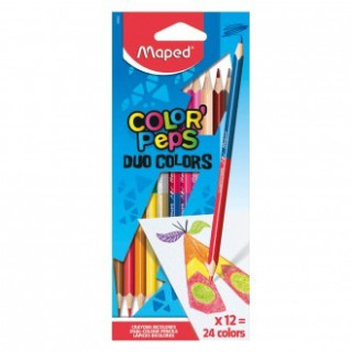 Bojice drvene Maped Color'Peps s dva vrha trokutaste 12/1 MAP829600