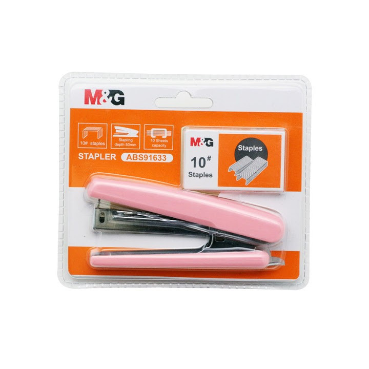 STROJ ZA SPAJANJE M&G NO10 +KUTIJA MINA-ZA SPAJ.10LIST.